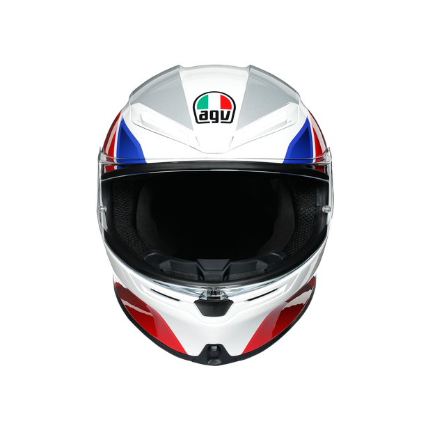 Agv K6 Hyphen 紅白藍灰全罩安全帽 a2my Webike摩托百貨