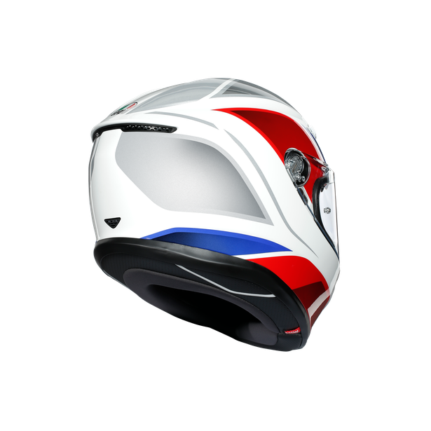 Agv K6 Hyphen 紅白藍灰全罩安全帽 a2my Webike摩托百貨