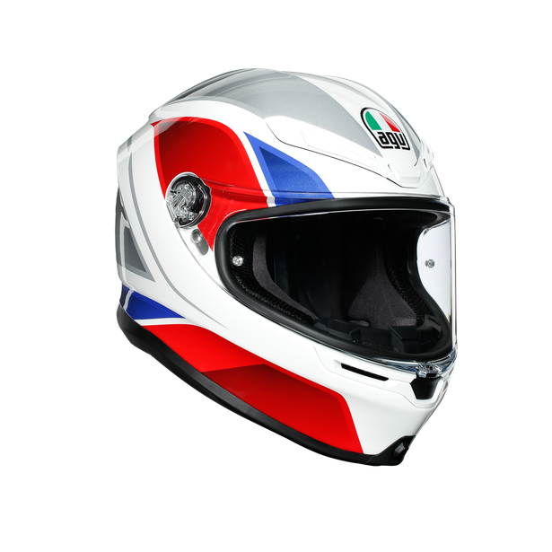 Agv K6 Hyphen 紅白藍灰全罩安全帽 a2my Webike摩托百貨