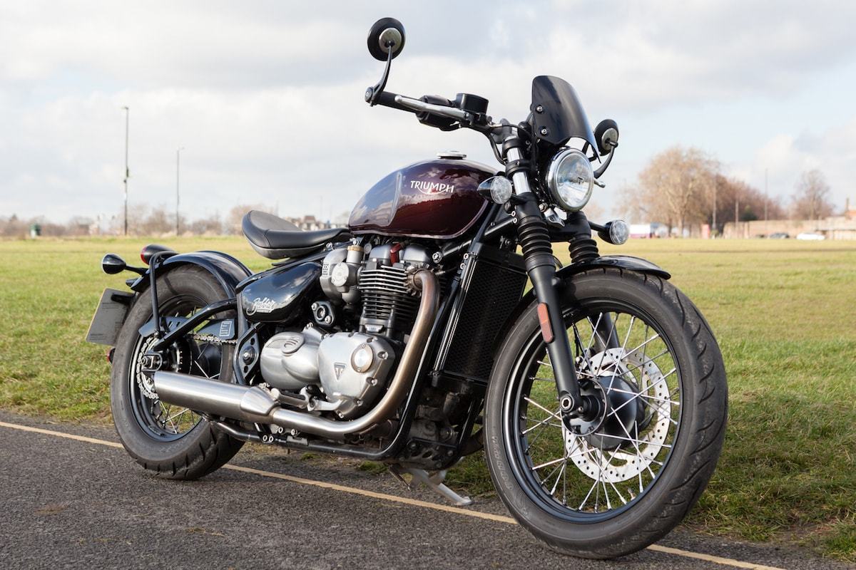 triumph bobber windscreen