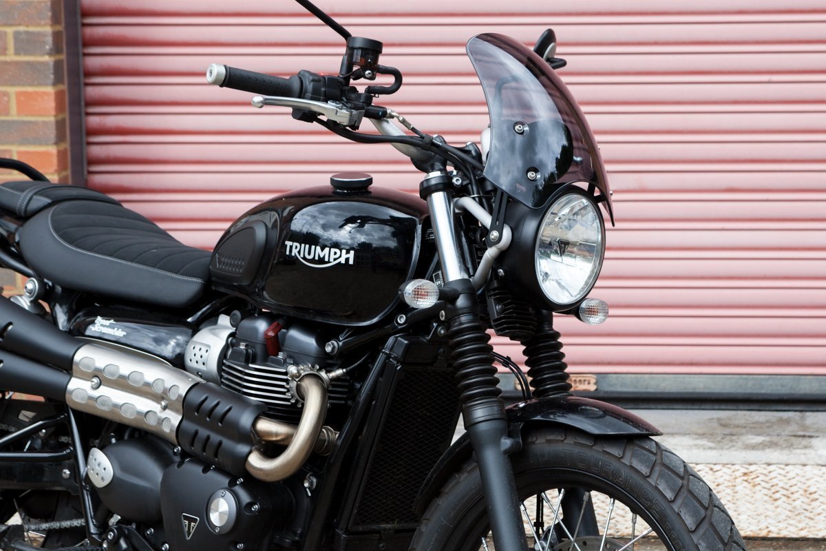 triumph scrambler windscreen