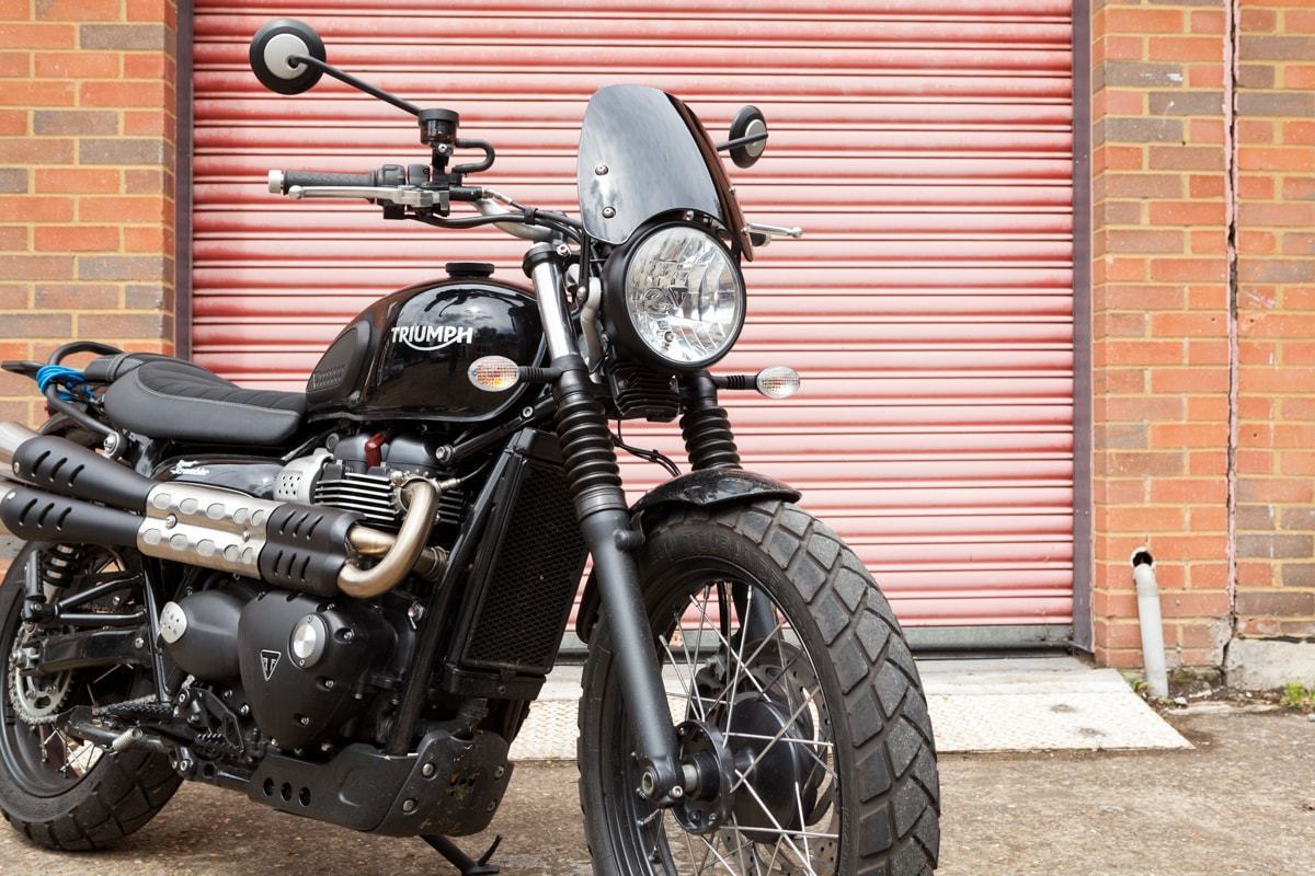 triumph scrambler windscreen